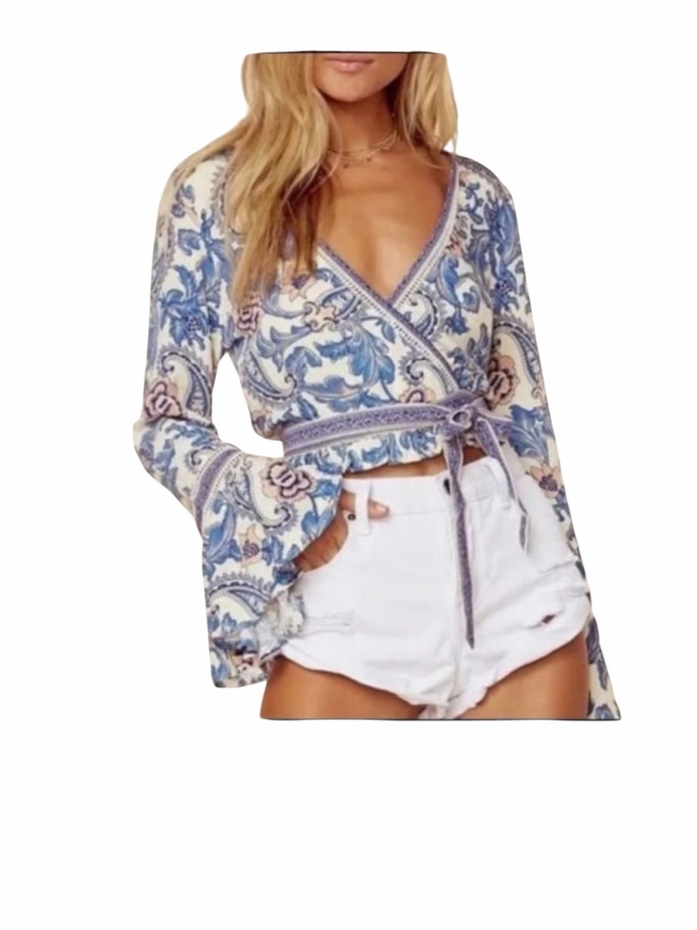 Spell & The Gypsy Collective Etienne Wrap Top Size XS